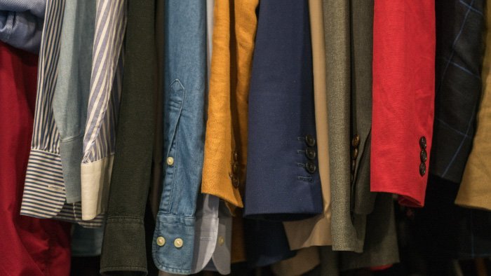 Produk baju dari pabrik garmen